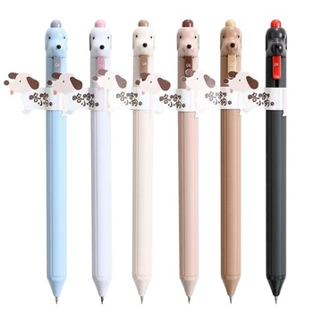 略略略小狗按動中性筆-藍芯