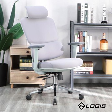 LOGIS邏爵家具－靜霧之逸舒眠工學椅 電腦椅 辦公椅【665A-G】【665A-B】