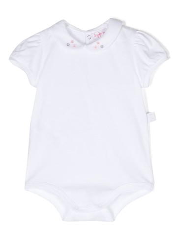 Il Gufo - puff short-sleeved cotton bodie - kids - Cotton - 12 - White