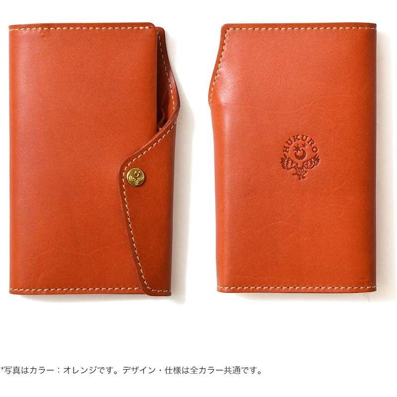 HUKURO 手帳カバー 本当に使える ハンディ 革 メンズ レディース 日本製 ライトブラウン