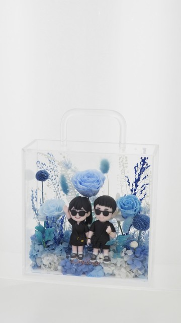 客制永生花手提禮盒