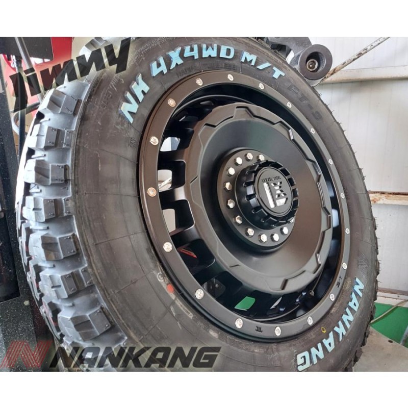 ジムニー JB23 JB64 JA11 JA12 JA22 タイヤホイール 16インチ ナンカン マッドタイヤ FT9 175/80R16  ホワイトレター 4本セット | LINEショッピング