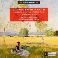 大師的禮讚 – 維歐提小提琴協奏曲全集8 G. Battista Viotti: Complete violin concertos (Vol.8) (CD)【Dynamic】