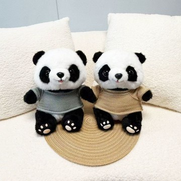 🐼【成都大熊貓基地毛絨玩具】國寶公仔紀念布娃娃 台灣出貨 可定製logo贈禮收藏 柔軟親膚造型可愛 送禮自用兩相宜
