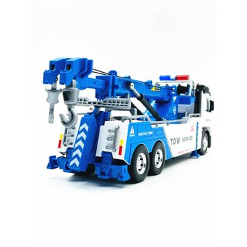 佳都大號合金道路清障救援拖車模型清障車仿真汽車玩具吊車慣性車