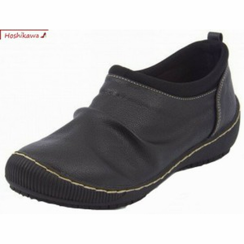 靴のhoshikawa Wilson Lee 2814 ウィスソンリー スリッポン 22cm 25 5cm Eee ブラック レディース スニーカー 紐なし 防水仕様 通販 Lineポイント最大5 0 Get Lineショッピング