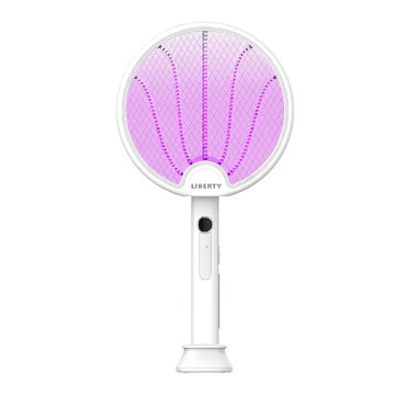 LIBERTY 利百代 小夜燈電顯摺疊兩用捕蚊拍 LY-8021ZA  白色  46.6 x 25cm