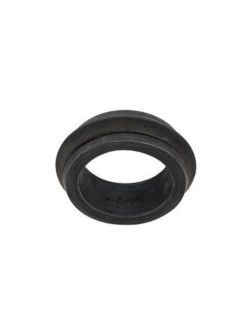 Parts of Four - Rotator ring - unisex - Sterling Silver/Bronze - 10 - Black
