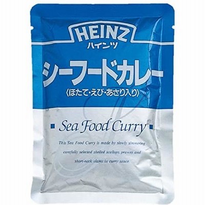 HEINZ(ハインツ) シーフードカレー 【ホタテ/えび/あさり入り】 海鮮カレー ピリ辛 200g×10袋