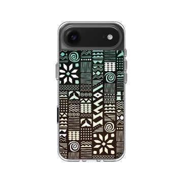 iPhone Air Clear Case（相機按鈕） 透明 - 花生騷 WasangShow - 海人圖騰黑色款