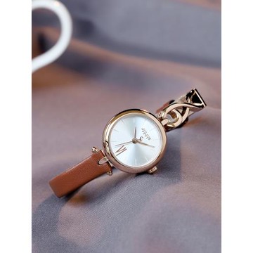 聚利時手表女款學生輕奢小眾混搭女士手鏈表細帶小巧防水石英女表
