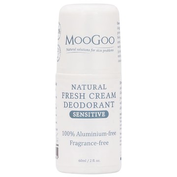 MOOGOO 慕爾果 天然清新乳霜體香劑 敏感肌適用 無鋁無香  60ml  1瓶