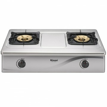 林內RINNAI 雙口 ST不鏽鋼 瓦斯爐 MTS-203SC 液化 合格瓦斯承裝業 免費基本安裝（離島及偏遠鄉鎮除外
