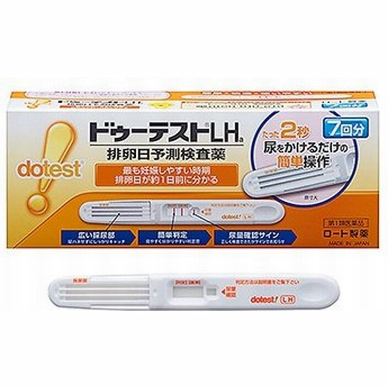 新着商品 ドゥーテストLha 7回分 妊活 排卵日検査薬 排卵日予測検査薬 第１類医薬品 薬剤師からのメールにご返信頂いた後の発送です