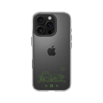 iPhone 16 Pro Clear Case（相機按鈕） 透明 - Nature Explorers 自然探索指南 - 單車獨旅