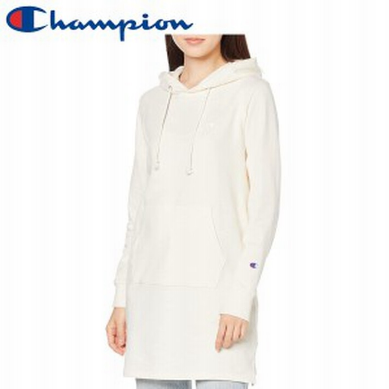 Champion チャンピオン Uv加工 定番 シンプル 膝丈 ワンマイルウェア フーデッドスウェットワンピース ワンポイントロゴ Cw U109 レディ 通販 Lineポイント最大1 0 Get Lineショッピング