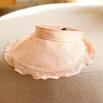 韓國空頂涼帽夏天防曬遮陽帽戶外防紫外線太陽帽子女沙灘帽可折疊1入