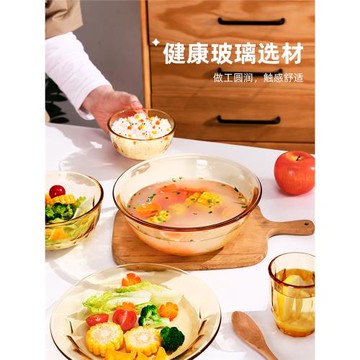 玻璃碗個人微波爐專用耐高溫2025家用面碗沙拉碗飯碗湯碗餐具套裝