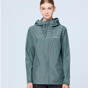 【WILDLAND荒野】女20D輕薄防水高透濕機能外套栗松溫泉