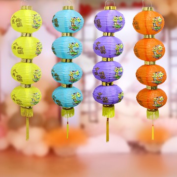 【清倉特價】中秋節裝飾燈籠掛件中秋掛飾店鋪布置戶外防水燈籠