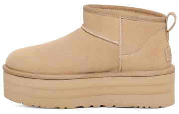 UGG CLASSIC ULTRA MINI PLATFORM BOOT MUSTARD SEED WOMEN