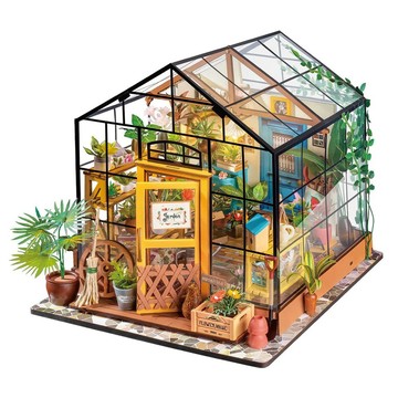 Robotime DIY 袖珍屋 凱西花房 夢嶼花房 若態 娃娃屋 藝術屋 景觀屋 迷你小屋 立體模型 高難度手工拼圖
