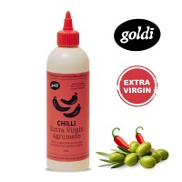 [壽滿趣] Goldi冷壓初榨橄欖油 香辣 / 香檸 (375ml/瓶)-香辣
