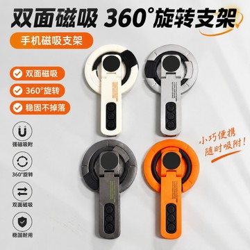 隔日到貨⚡雙面磁吸支架 指環支架 解壓支架 360度 可旋轉支架 雙面磁吸 多功能支架 指環支架 手機支架 強磁旋轉支架