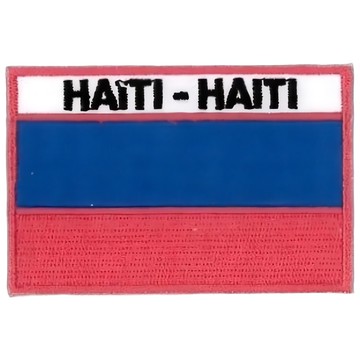 A-ONE 匯旺 國旗刺繡布貼 DIY 8x5cm 聚酯纖維 台灣製  海地