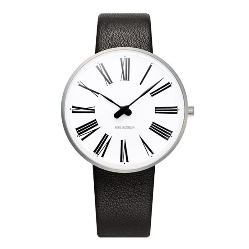 腕時計 アルネ・ヤコブセン ARNE JACOBSEN Roman Watch Leather 30mm 53300-1401 | LINEショッピング