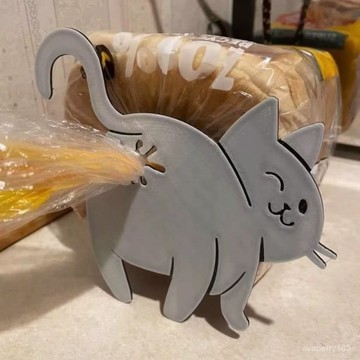 🍀臺灣出貨🍀可愛貓咪零食袋子封口夾貓咪屁屁搞怪創意夾子亞克力密封裝飾禮物