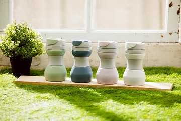 【仁舟淨塑】矽密咖啡杯2.0_500ml ∣ 四色可選 環保杯