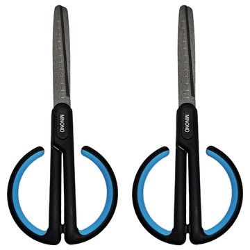 minono 米諾諾 刻度尺防黏曜黑剪 16.7 x 7.5 x 1cm  166027  2支