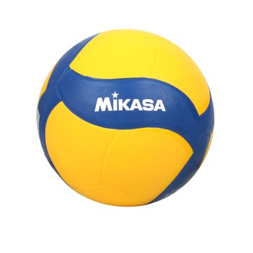 mikasa 螺旋形軟橡膠排球 #5-5號球 練習 fivb指定球 黃藍