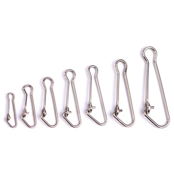 【TTFF】不鏽鋼別針棒球棒形狀 路亞魚餌葫蘆別針(100個/包)漁具現貨配件批發