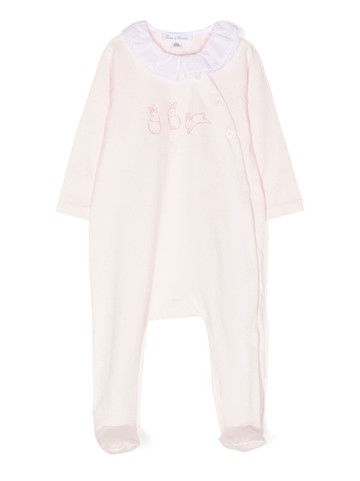 Tartine Et Chocolat - graphic-print cotton romper - kids - Cotton - 6 mths - Pink