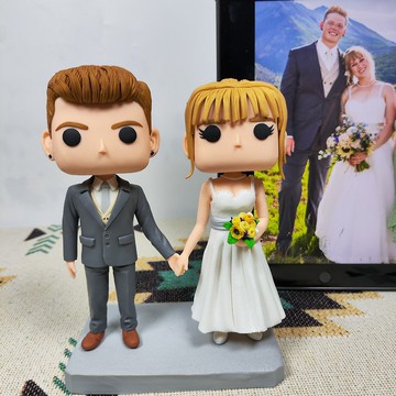 客製化3D人像公仔 訂製手工Funko Pop情侶父母夫妻結婚週年禮物