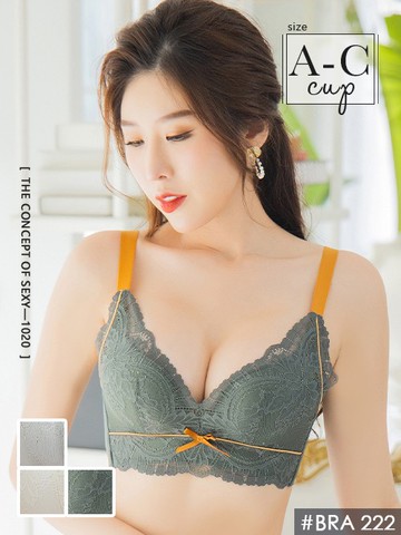 BRA222 無鋼圈嫵媚夏戀包覆調整型內衣單件 3色