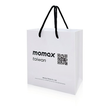 【Momax】Ｍomax 品牌白色提袋(小)