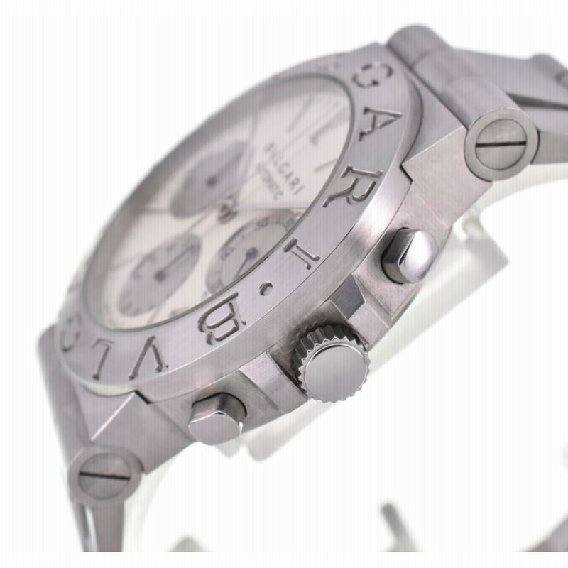 ☆良品【BVLGARI】ブルガリ ディアゴノ スポーツ CH35S クロノ