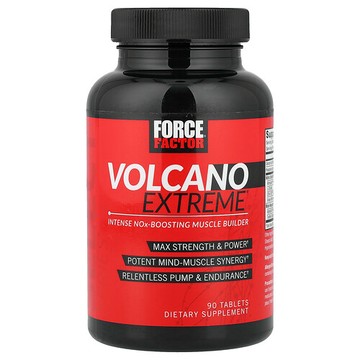 Force Factor, Volcano Extreme，優效 Nox 增肌劑，90 片