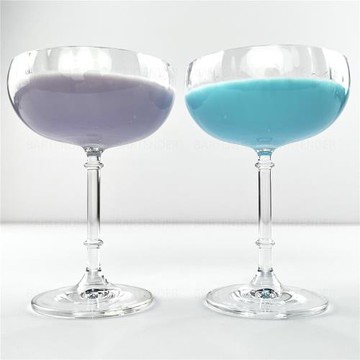 LUCARIS泰國進口日式水晶玻璃棱紋型碟型香檳杯/雞尾酒杯/205毫升