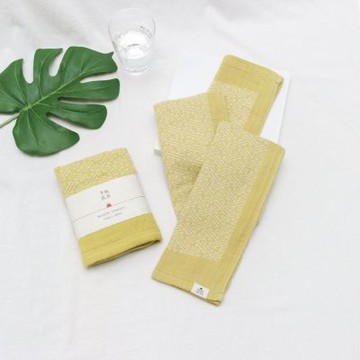 今治拔染三重紗毛巾-紗綾形