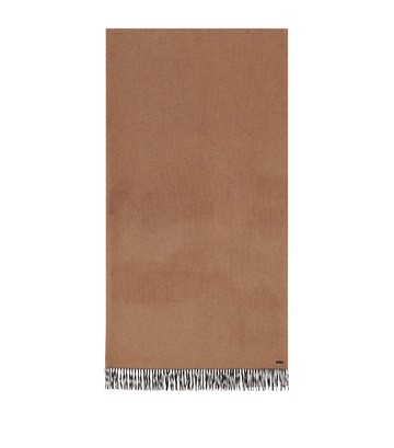 Saint Laurent Wool-Cashmere Fringed Scarf
