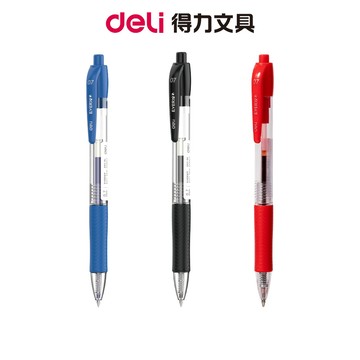 【Deli得力】 經典原子筆/EQ60/三色可選/0.7mm｜圓珠筆 辦公筆 文具筆 書寫筆 文具