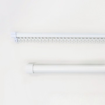 感性男人 窗簾軌道  188~355cm  白色