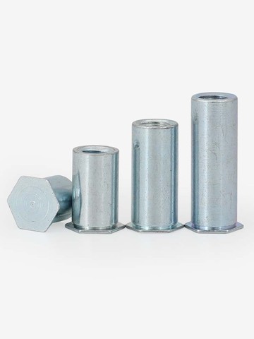 BSO-M4M5M6盲孔壓鉚螺母柱壓卯螺柱*12-30-8-10-30底孔6/7.2/8.8