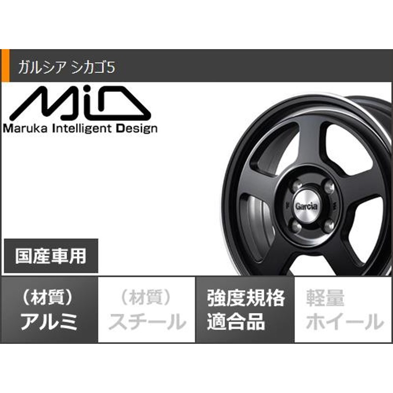 エブリイバン DA17V用 サマータイヤ ブリヂストン 604V RD-604 スチール 155R12 6PR (155/80R12  83/81N相当) ガルシア シカゴ5 4.0-12 | LINEブランドカタログ