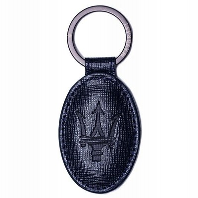 Maserati 100周年記念キーホルダー Maserati 100周年記念キーホルダー Maserati Blue Onyx & Silver