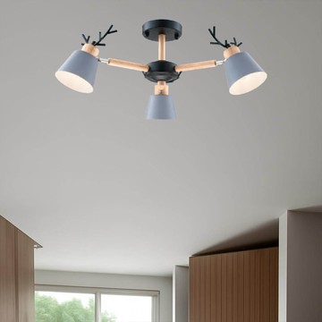 可調角度玻璃造型半吸頂燈 F94-19-31324